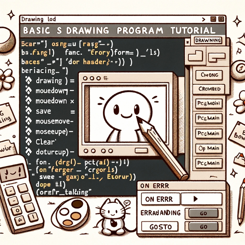 Basic drawing program