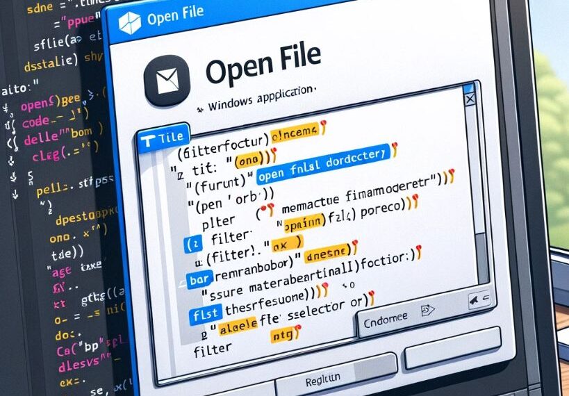 Using OpenFileDialog to open files