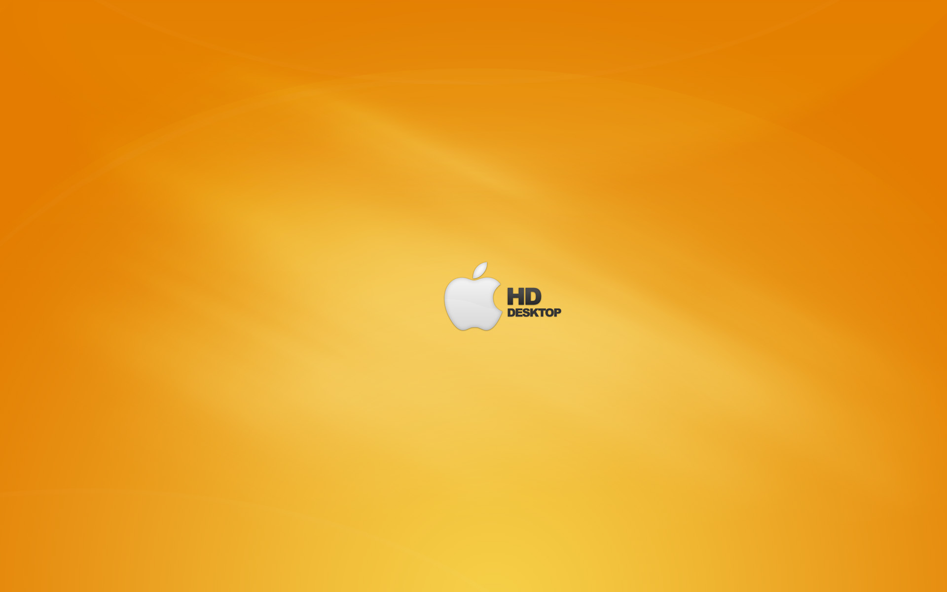 Apple HD Desktop Orange Wallpaper