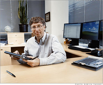 Inside the office of Bill Gates