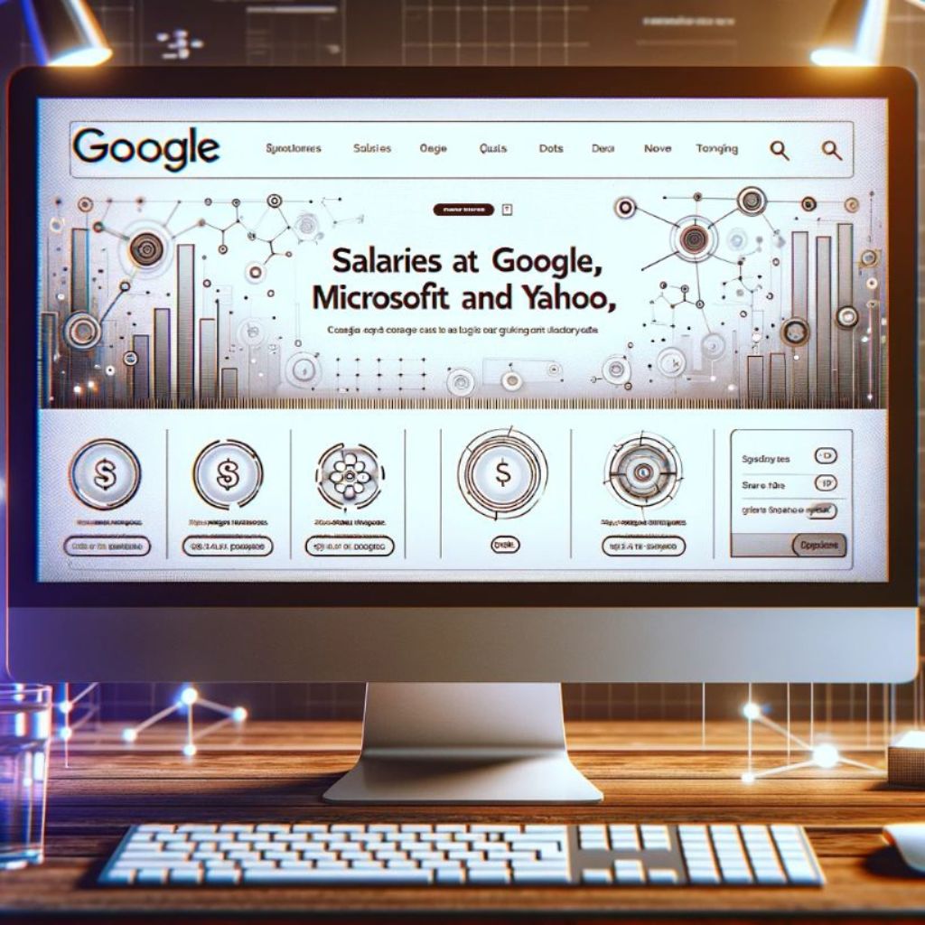 header text stating _Salaries At Google, Microsoft And Yahoo