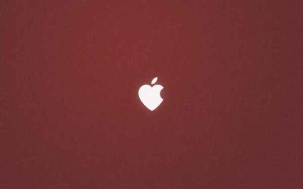 Apple Love Red Wallpaper