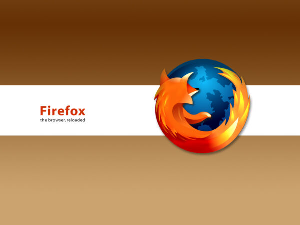 Mozilla Firefox Brown Wallpaper