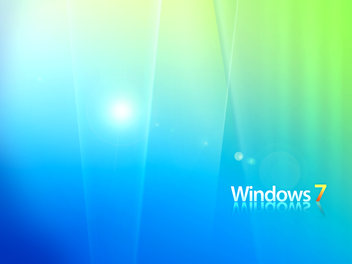 Windows 7 Blue Green Aurura