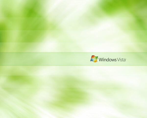 Windows Vista Bright Green Wallpaper