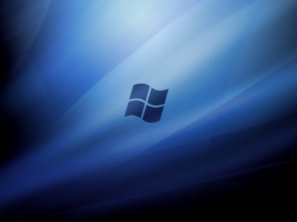 Windows Vista Noctural Blue Wallpaper
