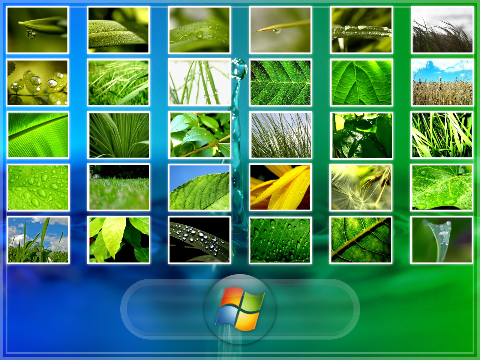 Windows Vista Wallpaper Collage