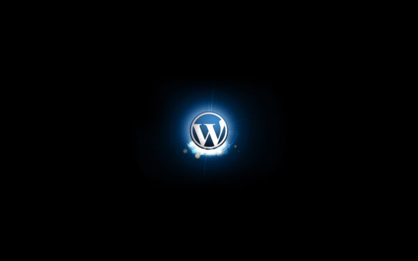 WordPress Black Wallpaper