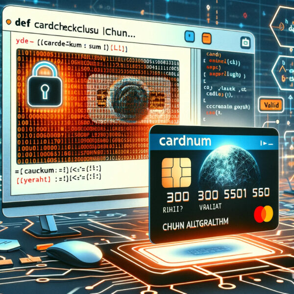 Check Credit Card Checksum