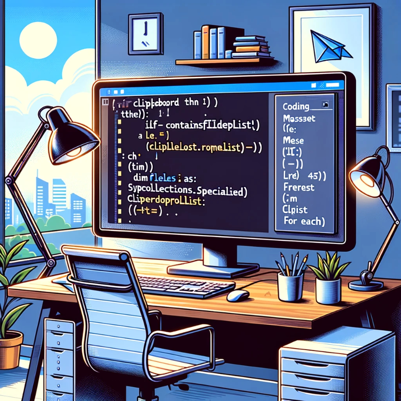 Get a list of the files in the clipboard
