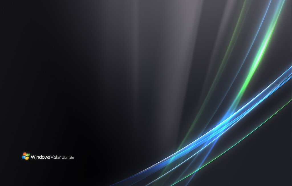 Windows Vista Ultimate Dark Wallpaper