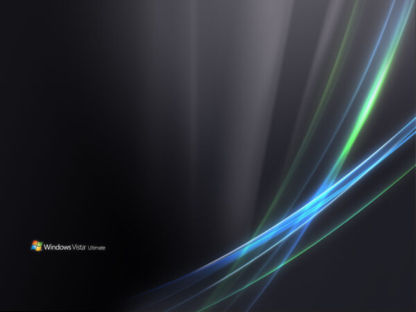 Black Windows Vista Ultimate Wallpaper